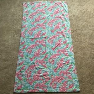 Lilly Pulitzer Beach Towel in Lobster Roll
